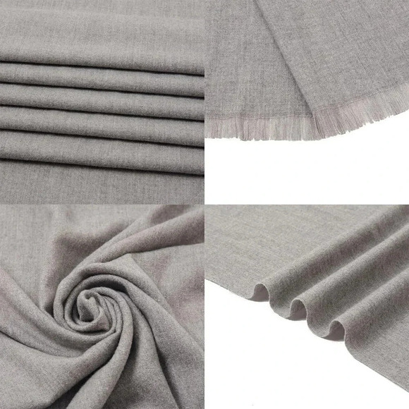 Swat Pany Scarf For Women Winter Pashmina Shawls For Women Wedding Shawls-Gray17 - Picture 7 of 7